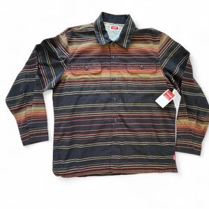 NWT Wrangler Jacket Overshirt Outdoor Workwear Shacket Size Large Caviar Style